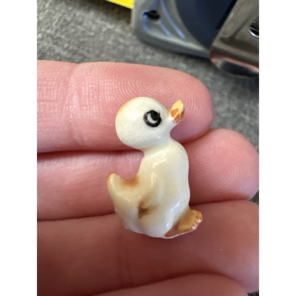 Vintage Hagen Renaker Miniature White Duck Figurine - Picture 4 of 7